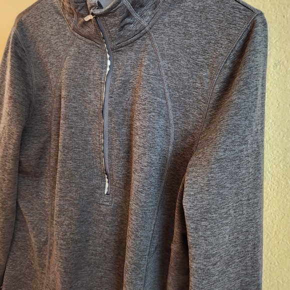 Champion Gray Half Zip Performance Active Women's Pullover Sweatshirt - Picture 4 of 5